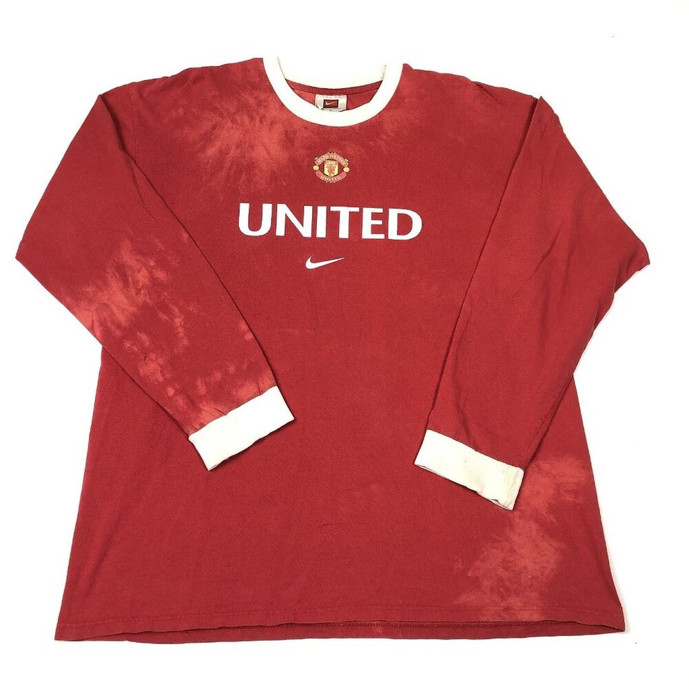 2002-2003 Nike Manchester United Ruud Van Nistelrooy Long Sleeve T-Shirt Jersey